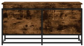 Κουτί Αποθήκευσης με Καπάκι Δρυς 100x40x51,5 εκ. Επεξ. Ξύλο - Καφέ