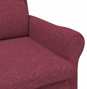 vidaXL Πολυθρόνα Μπορντό 76 x 94 x 102 εκ. ύφασμα