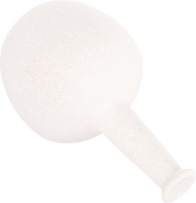 ΕΠΙΤΡΑΠΕΖΙΟ ΚΕΡΑΜΙΚΟ ΔΙΑΚΟΣΜΗΤΙΚΟ ELENDIL HM4593.01 ΥΠΟΛΕΥΚΟ ΚΡΥΣΤΑΛΛΙΚΟ Φ15x25Υεκ