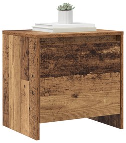 vidaXL Κομοδίνο Παλιό ξύλο 45 x 34 x 44.5 εκ Επεξεργασμένο ξύλο