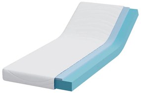 vidaXL Στρώμα Λευκό 80 x 200 cm Τζελ Μνήμης Φόρμα