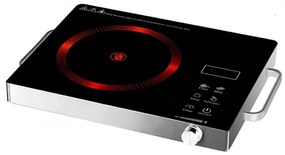 Unichen infracherven boiler Elite EFP-1254M, 2200W, Έλεγχος με αισθητήρα, Οθόνη LED, Χρονοδιακόπτης, Μαύρο/ματ