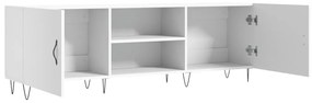 vidaXL Έπιπλο Τηλεόρασης Λευκό 150x30x50 εκ. από Επεξεργασμένο Ξύλο