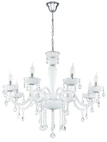 Φωτιστικό Οροφής Carpento 39114 White Eglo Metal, Glass