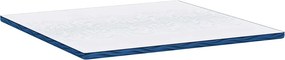 vidaXL Στρώμα επικάλυψης Λευκό 180 x 200 cm Ζακάρ ύφασμα