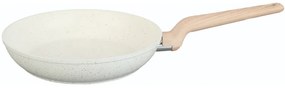Κατσαρόλα Voltz Nice OV54419E20, 20x4.3 cm, Μαρμάρινο φινίρισμα, Επαγωγή, Κρέμα μελανζέ