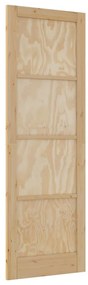 vidaXL Εσωτερική Πόρτα Καφέ 78 x 232 cm Κόντρα πλακέ