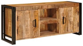 vidaXL Ντουλάπι TV Καφέ 120 x 30 x 50 cm Μασίφ ακατέργαστο ξύλο μάνγκο