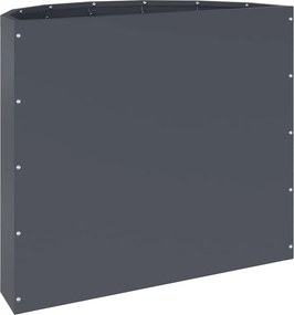 vidaXL Γλάστρα Ανθρακί 60 x 30 x 50 εκ. Ατσάλι