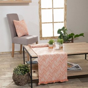 Τραβέρσα Siena 15 Orange Teoran 45X180 Cotton-Polyester