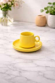 Stewehome Σετ πορσελάνινων πολύχρωμων φλιτζανιών καφέ για 6 άτομα Πολύχρωμο