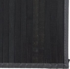 vidaXL Χαλί Ορθογώνιο Γκρι 80 x 1000 εκ. Μπαμπού