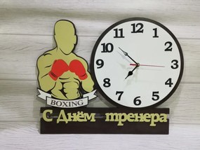 Intra απο ξύλο plywood 3mm-4mm πάχος - Ρολόι για μπόξερ Δίασταση 30x30 cm Intraeaxys-eo20ke67