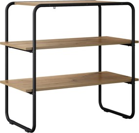 vidaXL Τραπέζι κονσόλας Artisan Δρυς 60 x 41 x 75 εκ