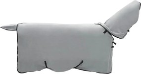 vidaXL Σαμάρι Ίππου Φωτεινό γκρι και ροζ Πολυεστέρας