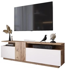 TV stand Elana sonoma-white 150x29.5x46.3cm 150x29.5x46.3 εκ.