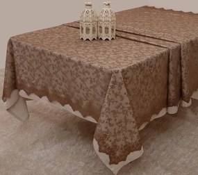 Τραπεζομάντηλο 12 Ατόμων (160x250) Anna Riska Des 2331 Beige