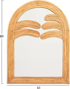 ΚΑΘΡΕΠΤΗΣ ΤΟΙΧΟΥ REFLECT HM4366 ΦΥΣΙΚΟ RATTAN 61x5x80Υεκ.
