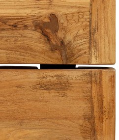 Τραπέζι Μπαρ 150x70x106 εκ. από Μασίφ Ανακυκλωμένο Ξύλο Teak - Καφέ