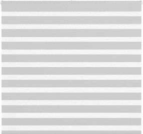 vidaXL Ζέβρα τυφλή Ανοιχτό Γκρι Πλάτος υφάσματος 160,9 εκ. Πολυεστέρας
