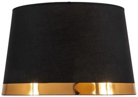 Καπέλο Φωτιστικού Ε27 Φ33cm Ύφασμα SPC 40 Arlight -284110-Μαύρο-Χρυσό 0284110
