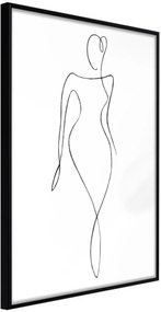 Αφίσα - Impeccable Figure - 40x60 - Μαύρο - Χωρίς πασπαρτού