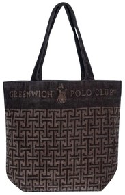 Τσάντα Θαλάσσης Βαμβακερή 55x40εκ. Essential 4004 Καφέ Greenwich Polo Club