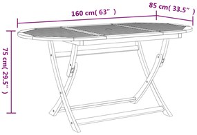 ΤΡΑΠΕΖΙ ΚΗΠΟΥ ΠΤΥΣΣΟΜΕΝΟ 160X85X75 ΕΚ. ΜΑΣΙΦ ΞΥΛΟ ΑΚΑΚΙΑΣ 365746