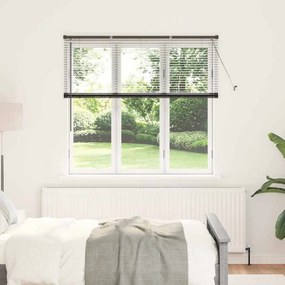 vidaXL Βενετσιάνικες Ρόδες Μαύρο 130 x 150 cm Αλουμίνιο