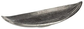 Διακοσμητικό Μπωλ Forleyet 427004 38,5x14x8cm Silver Eglo Steel