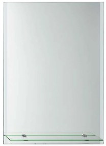 Καθρέπτης Μπάνιου Με Εταζέρα Revin 15-7235 50x70cm Clear Gloria Γυαλί
