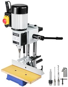 VEVOR Mortise Machine Hollow Chisel Mortiser 370W Chisel Bit Sets Woodworking