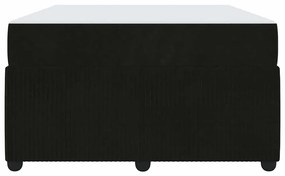 vidaXL Σκελετός κρεβατιού με στρώμα Μαύρο 120 x 190 cm Βελούδο