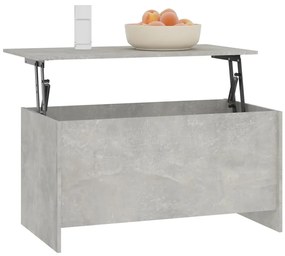 vidaXL Τραπεζάκι Σαλονιού Γκρι Σκυρ. 102x55,5x52,5 εκ. Επεξεργ. Ξύλο
