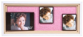 Κορνίζα 373-91-904 3 Θέσεων 15x40 8266-3 Pink Wood