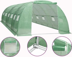 vidaXL Θερμοκήπιο 24 μ² 6 x 4 x 2 μ.