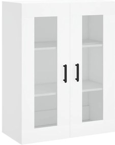 vidaXL Ντουλάπι Λευκό 69,5x34x180 εκ. από Επεξεργασμένο Ξύλο