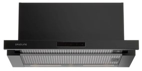 Davoline IOS PRO REVO 90 Συρόμενος Απορροφητήρας 90cm Μαύρος