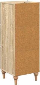 vidaXL Ντουλάπι με Συρτάρια 33 x 34,5 x 90 εκ Επεξεργασμένο Ξύλο