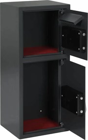 vidaXL Ψηφιακό Ασφαλές Σκούρο γκρι 35 x 31 x 80 εκ. Ατσάλι