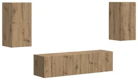 vidaXL 2 pcs Artisan Oak