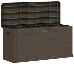 vidaXL Μπαούλο Αποθήκευσης Κήπου Καφέ 280 Λίτρα