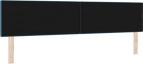 vidaXL LED κεφαλάρι με φώτα λωρίδας LED Μπλε 200 cm Πολυεστέρας