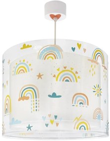 Φωτιστικό Οροφής Κρεμαστό Παιδικό Rainbow 41192 E27 33x25cm Multi Ango