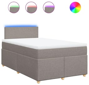 ΚΡΕΒΑΤΙ BOXSPRING ΜΕ ΣΤΡΩΜΑ TAUPE 120X190 ΕΚ. ΥΦΑΣΜΑΤΙΝΟ 3288916