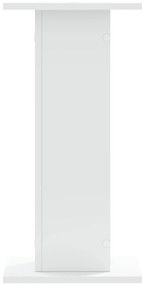 vidaXL Βάσεις Ηχείων 2 Τεμ. Λευκή 30x30x60 εκ. Επεξ. Ξύλο