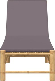 vidaXL Ξαπλώστρα με Μαξιλάρια 55 x 199 x 30 εκ. από Μπαμπού