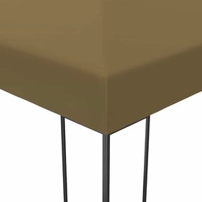 vidaXL Κιόσκι Taupe 3 x 4 μ. 180 γρ/μ²