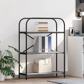 vidaXL Ράφι Βιβλίων 3 επιπέδων 80 x 30 x 109 εκ Επεξεργασμένο ξύλο