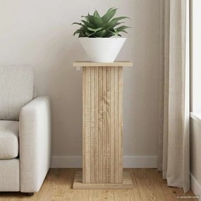 vidaXL Βάση φυτών Sonoma Δρυς 30,5 x 30 x 60,5 εκ Επεξεργασμένο Ξύλο